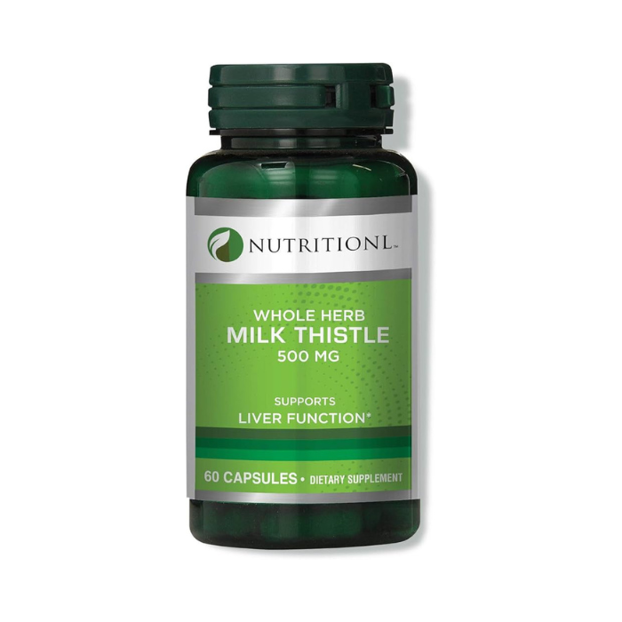 Nutritionl Milk Thistle 500mg Capsule 60's