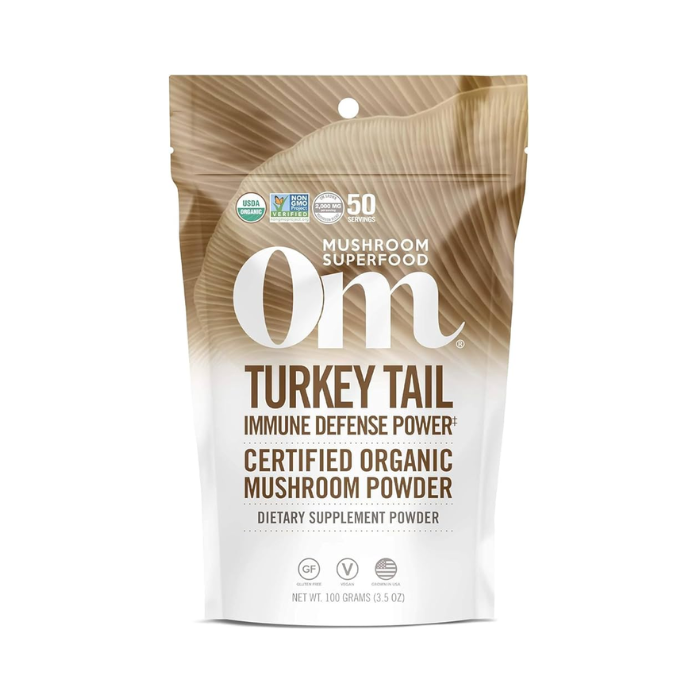Om Turkey Tail Organic Mushroom Powder 100g