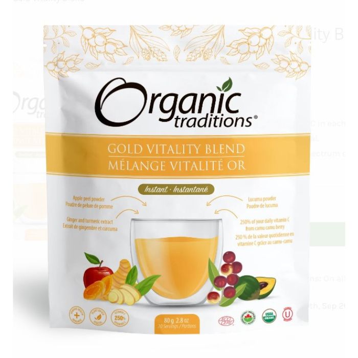 Organic Traditions Gold Vitality Blend 80 g