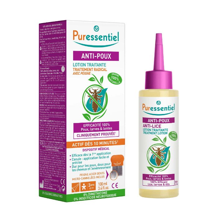 Puressentiel Anti-Lice Lotion + Comb 100ml