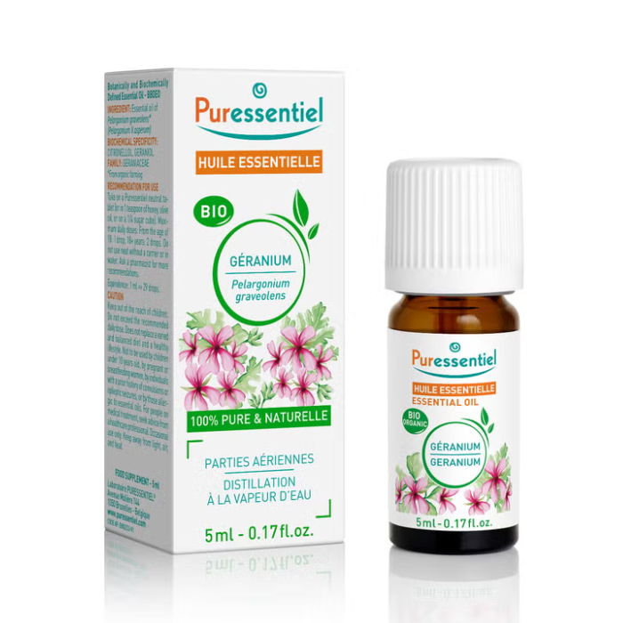 Puressentiel Organic Essential Oil Geranium 5ml
