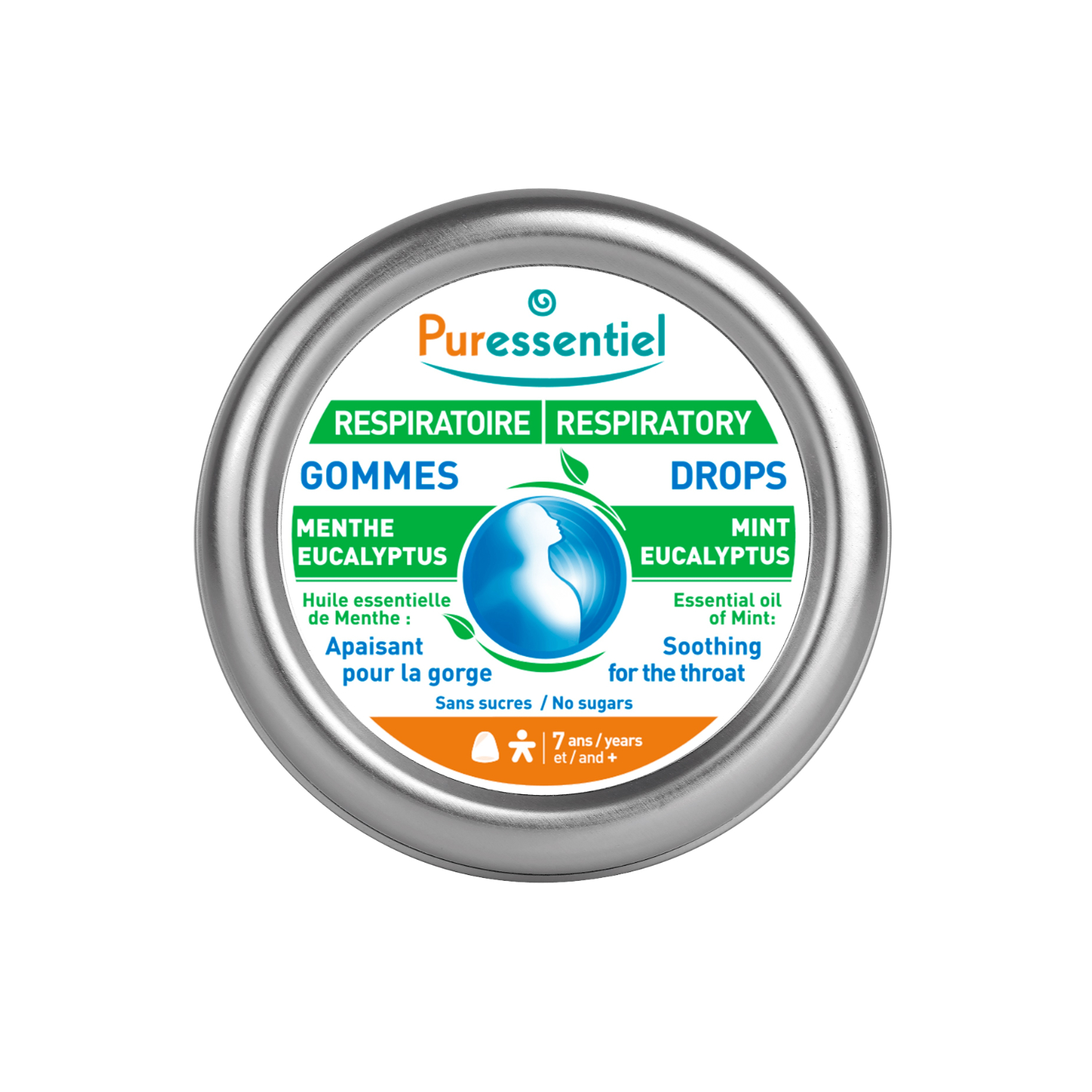 Puressentiel Respiratory Throat Drops Mint & Eucalyptus 20's