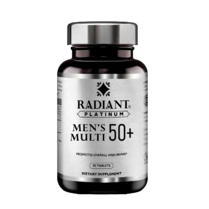 Radiant Platinum Men Multi 50+ 90 Tabs
