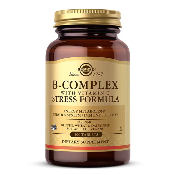 Solgar B Complex With C Stress Formula 100's