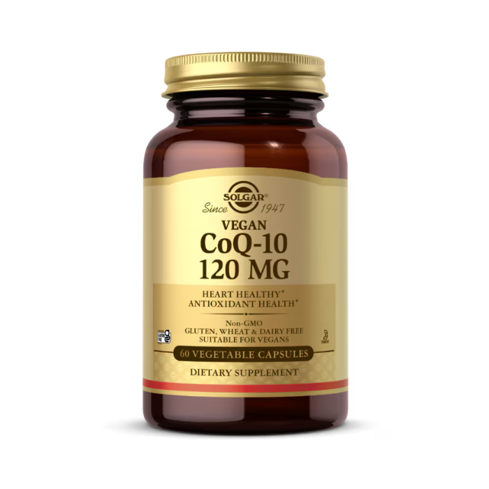 Solgar Coq10 120mg Vegetable Capsules 60's