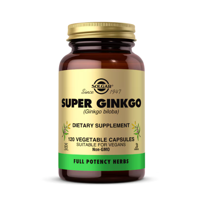 Solgar Full Potency Super Ginkgo Vegetable Capsules 120's