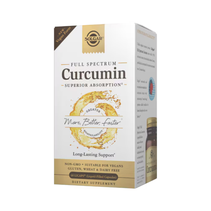 Solgar Full Spectrum Curcumin Liquid Extract 60 Softgels