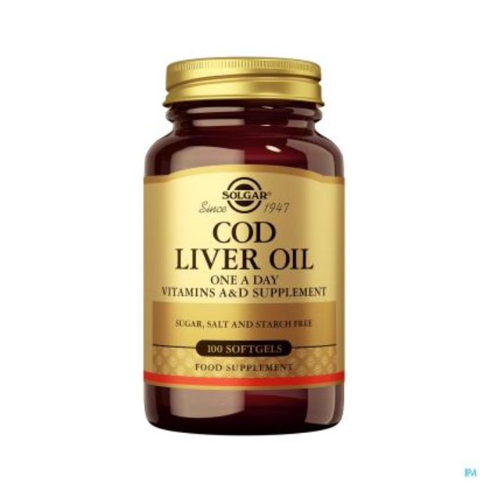 Solgar Cod Liver Oil Softgels 100's