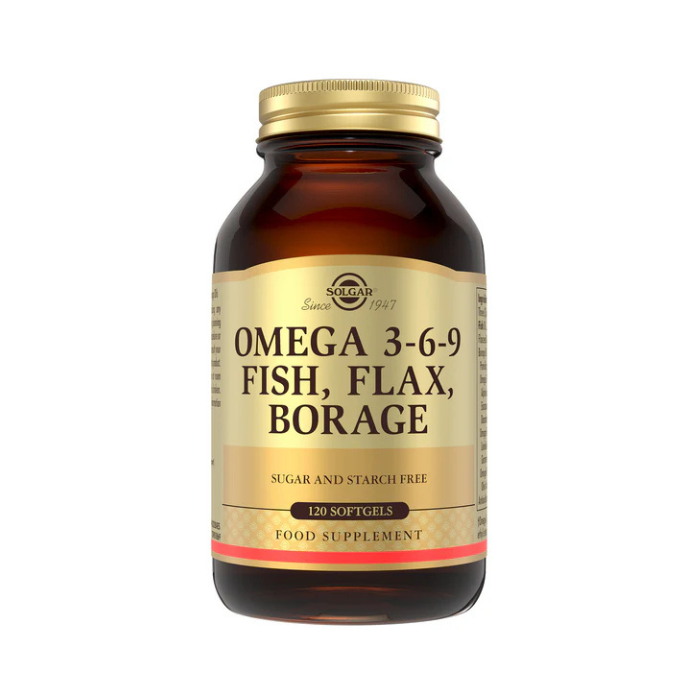 Solgar Omega 3 6 9 Fish Flax Borage Softgels 120's