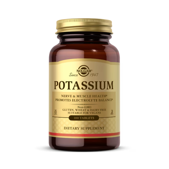 Solgar Potassium Tablets 100's