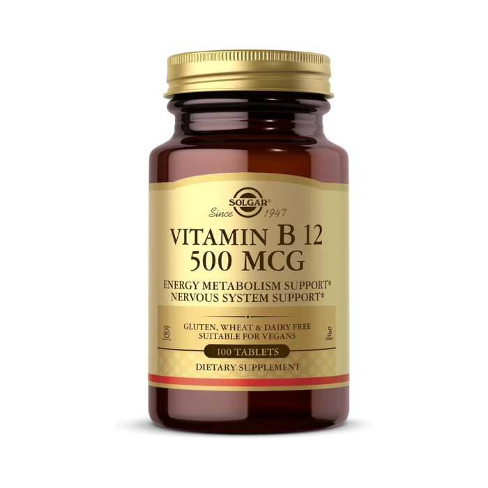 Solgar Vitamin B12 500mcg Tablets 100's