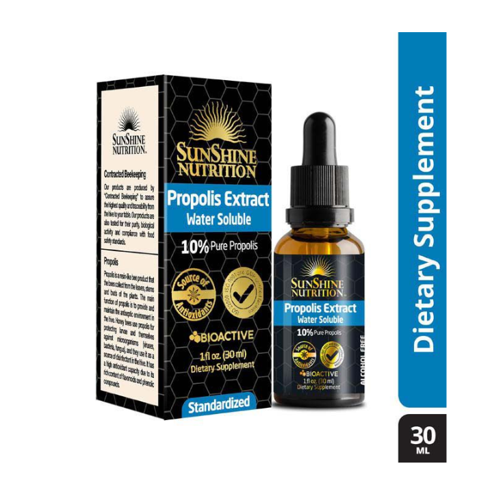 Sunshine Nutrition Propolis Extract Water Soluble 10 % 30ml
