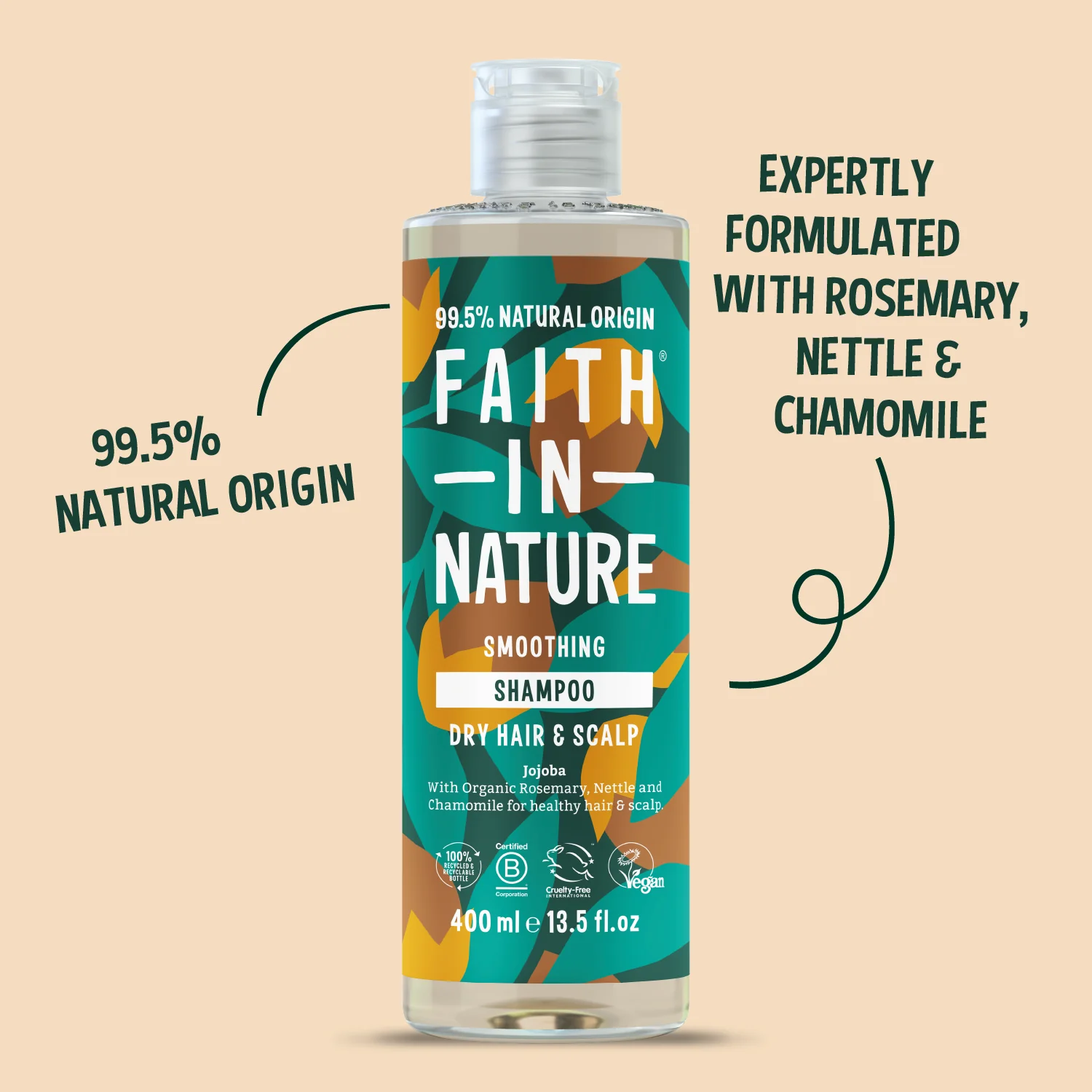 Faith In Nature Shampoo Jojoba 400 ml