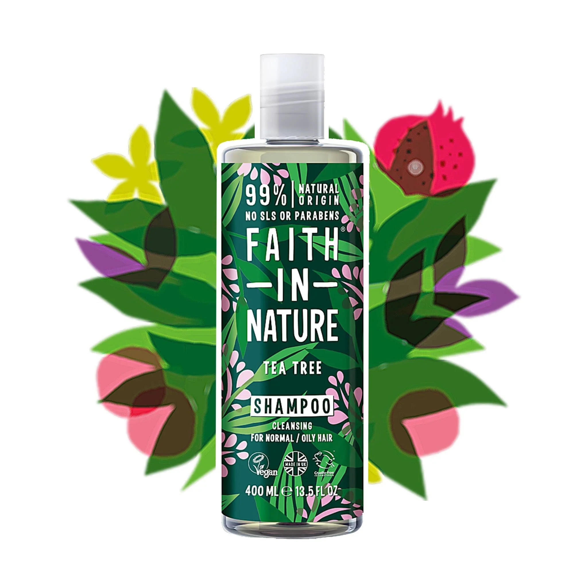 Faith In Nature Shampoo Tea Tree 400 ml