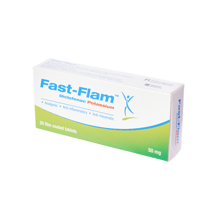 Fast-Flam 50mg Tablet 20's (10's Blister X 2)
