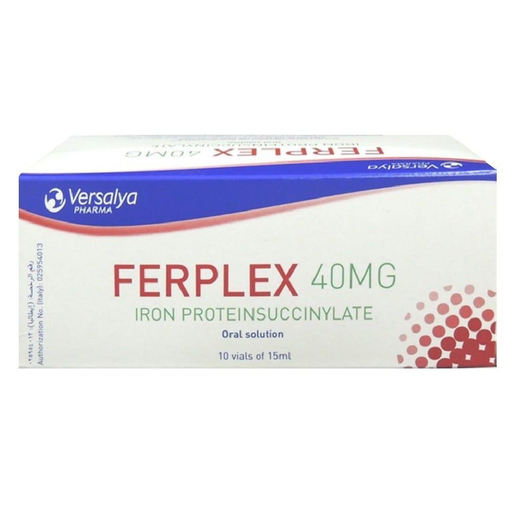 Ferplex 40mg /15 ml Vial 10's