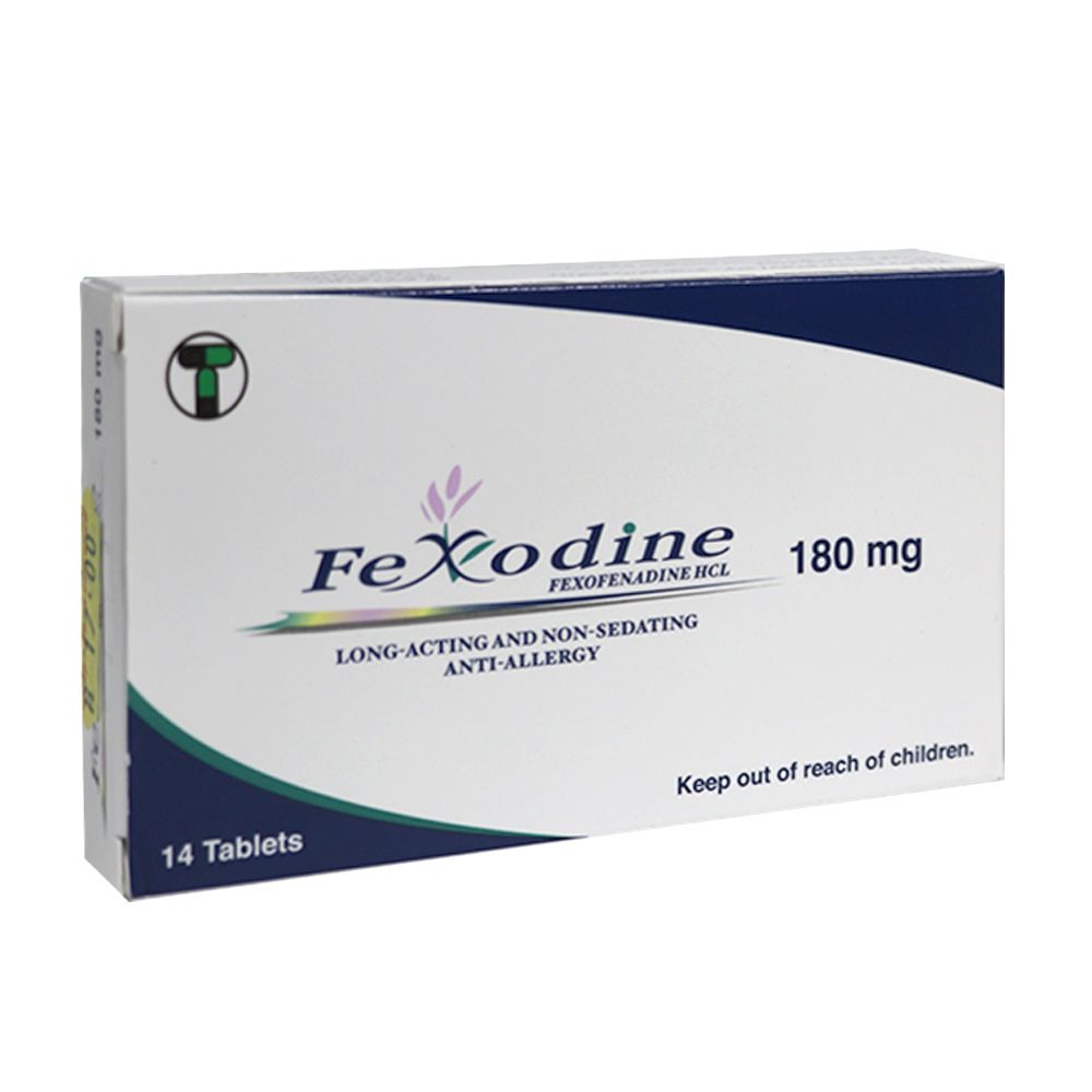 Fexodine 180mg Tablet 14's