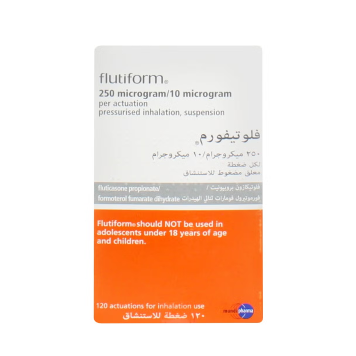 FLUTIFORM 250MCG/10MCG INHALER