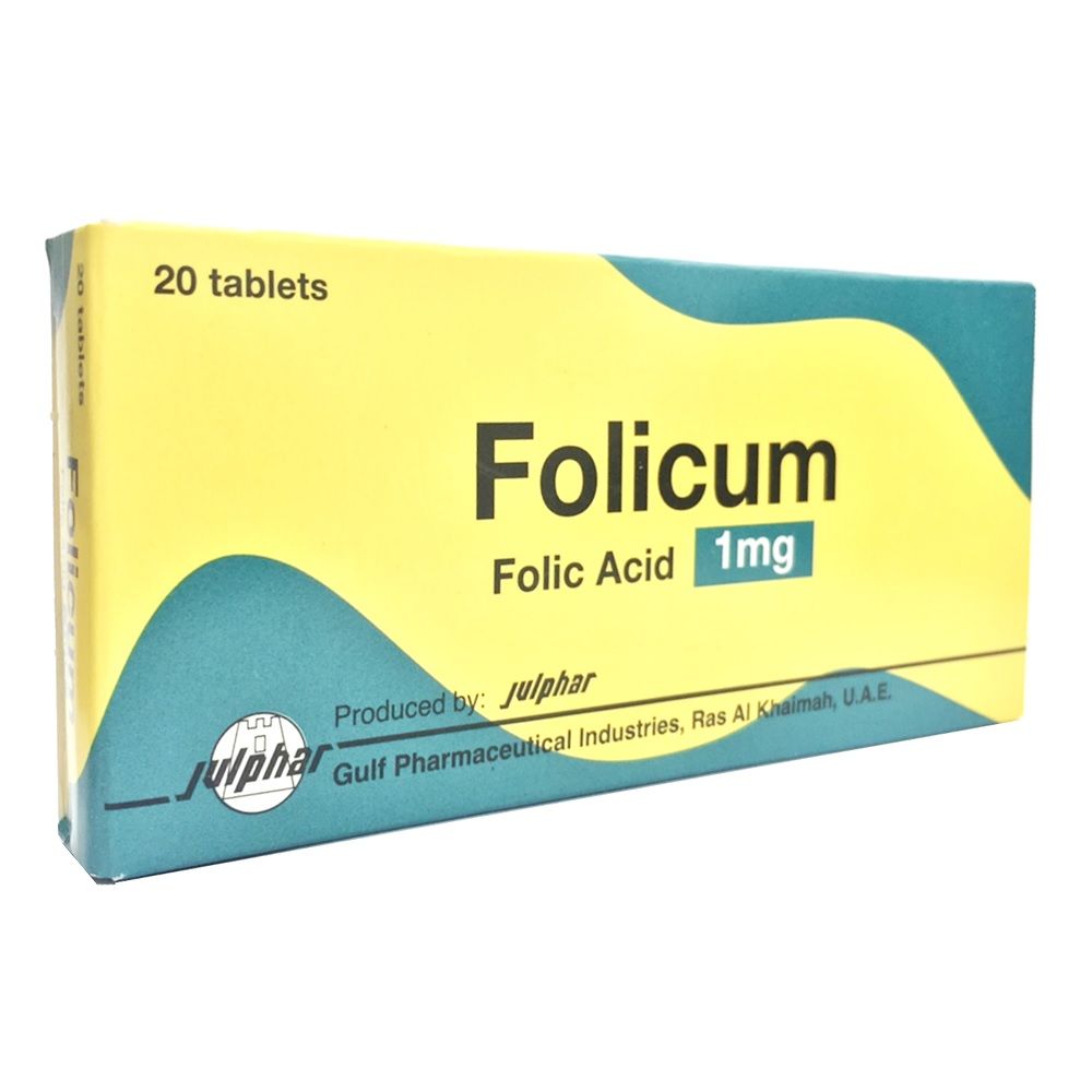 Folicum 1mg Tab 20s Blister
