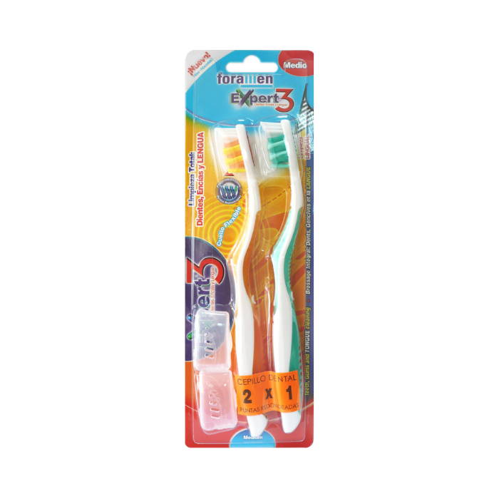 Foramen Adult Toothbrush Expert 3 Soft (2X1)