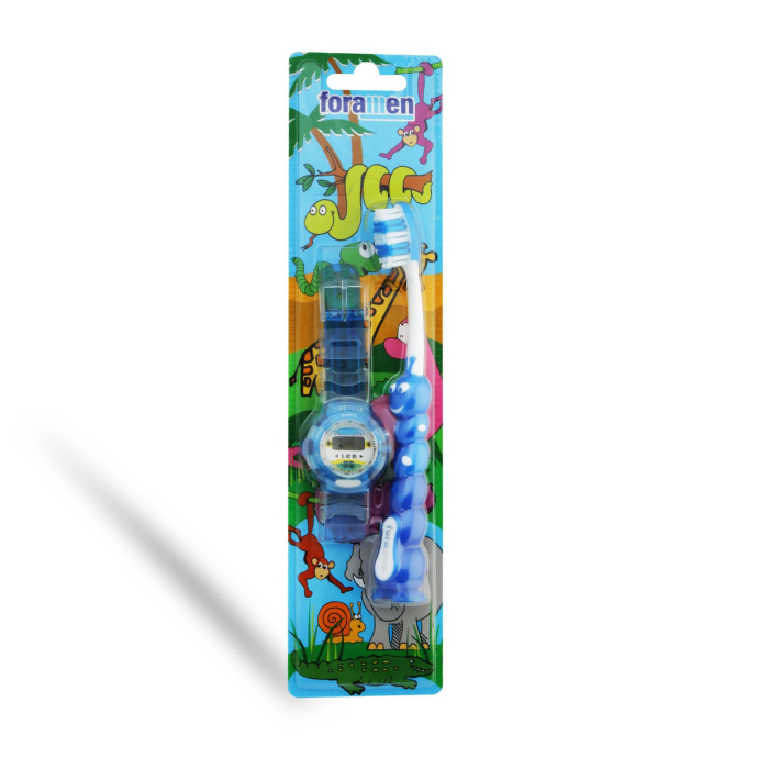 Foramen Infant Toothbrush Extra Soft + Digital Watch