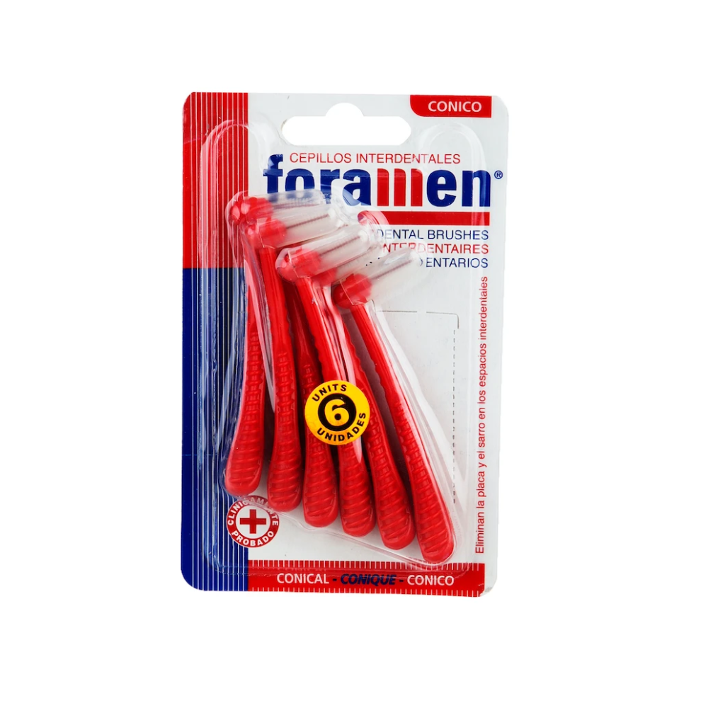 Foramen Interdental Brush Curve Conical