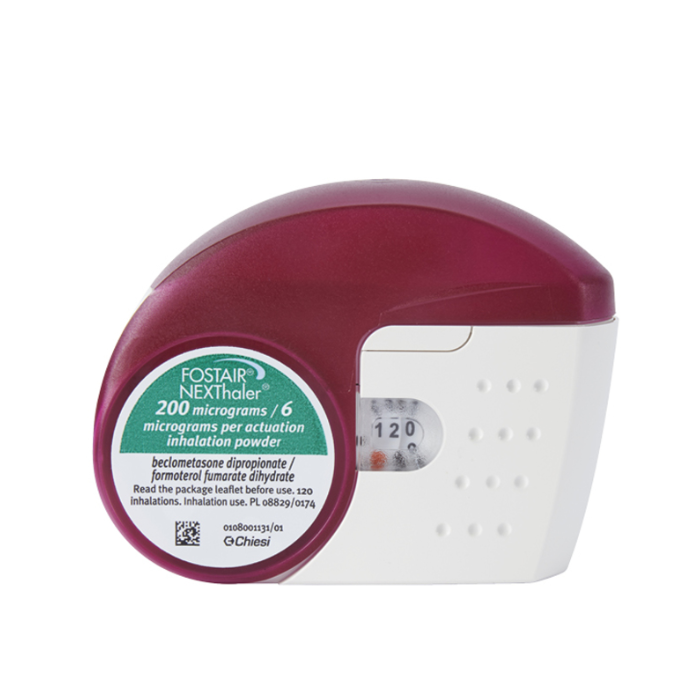 Foster Nexthaler 200MCG/6MCG Dry Powder Inhaler 120 Dose