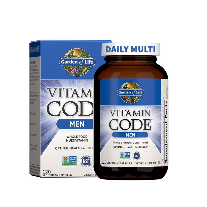 Garden of Life Vitamin Code Men's Multivitamin, 120s