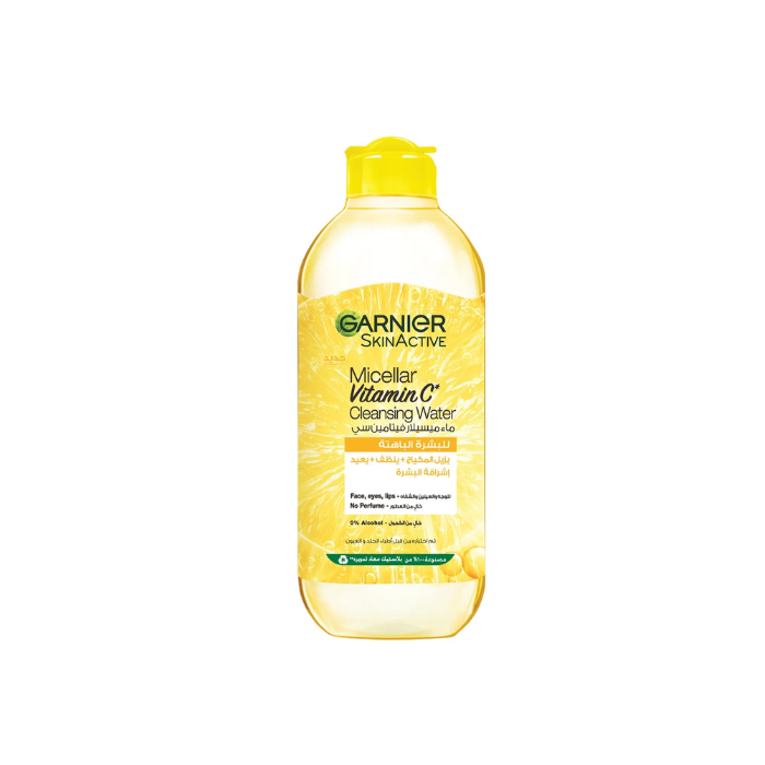 Garnier SkinActive Micellar Brightening Water Vitamin C Makeup Remover & Cleanser, 400ml