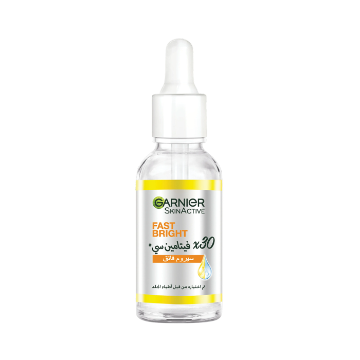 Garnier SkinActive Fast Bright Vitamin C Booster Serum for Dark Spots & Glow, 30ml