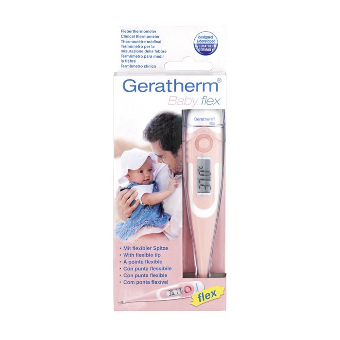 Geratherm Baby Flex digital Thermometer Rose