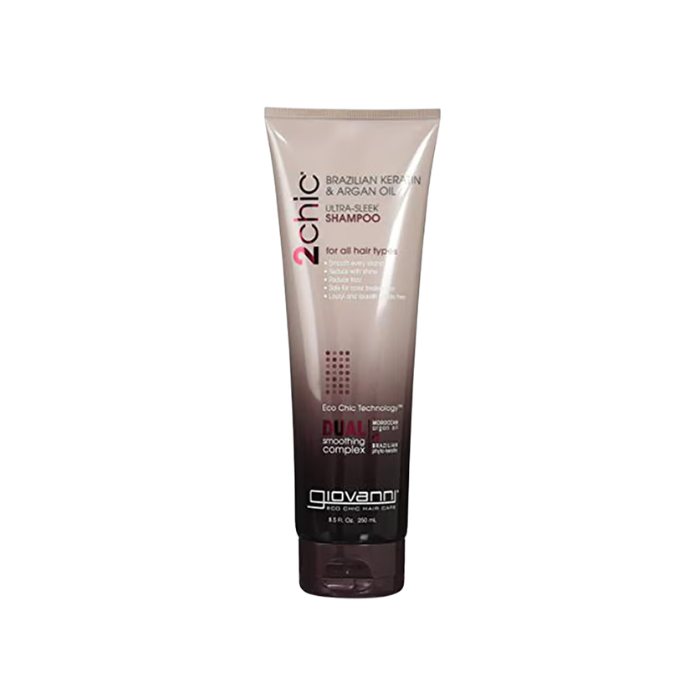 Giovanni 2Chic Keratin & Argan Ultra Sleek Shampoo 8.05 oz