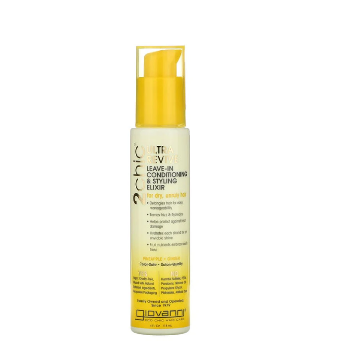 Giovanni 2Chic Leave-In Condition & Styling Elixir 4 Oz