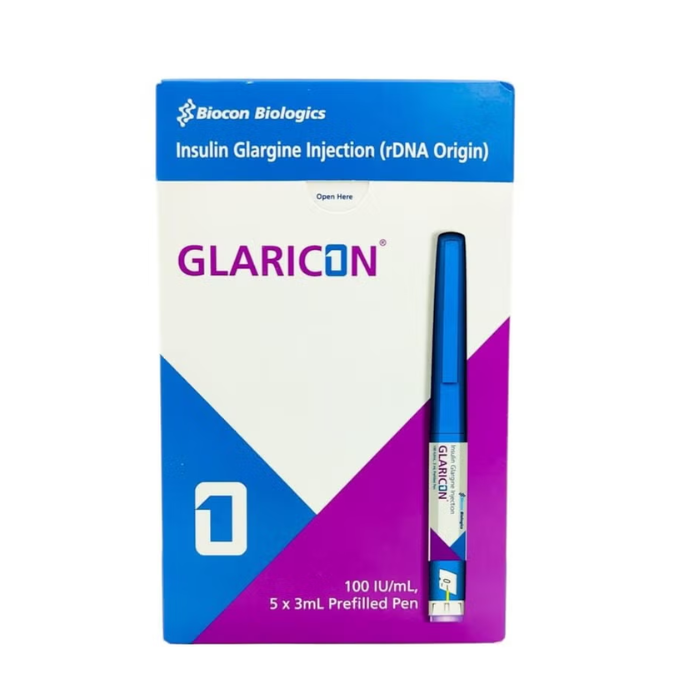 GLARICON 100IU/ML INJ (3MLX5 PREFILLED PEN)