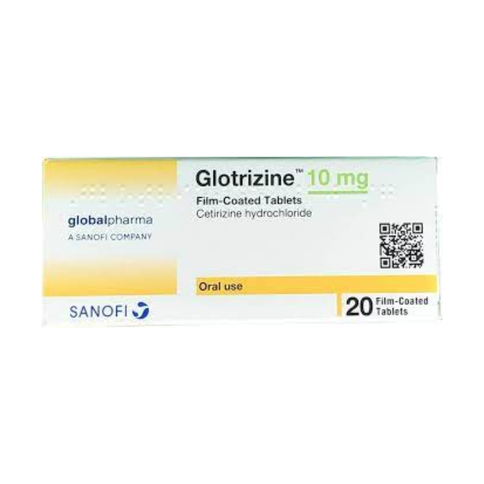Glotrizine 10 Film-Coated Tablet 20's (10's Blister X 2)