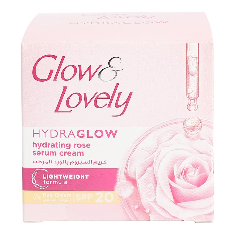 Glow & Lovely Hydraglow Hydrating Rose Serum Day Cream 50g
