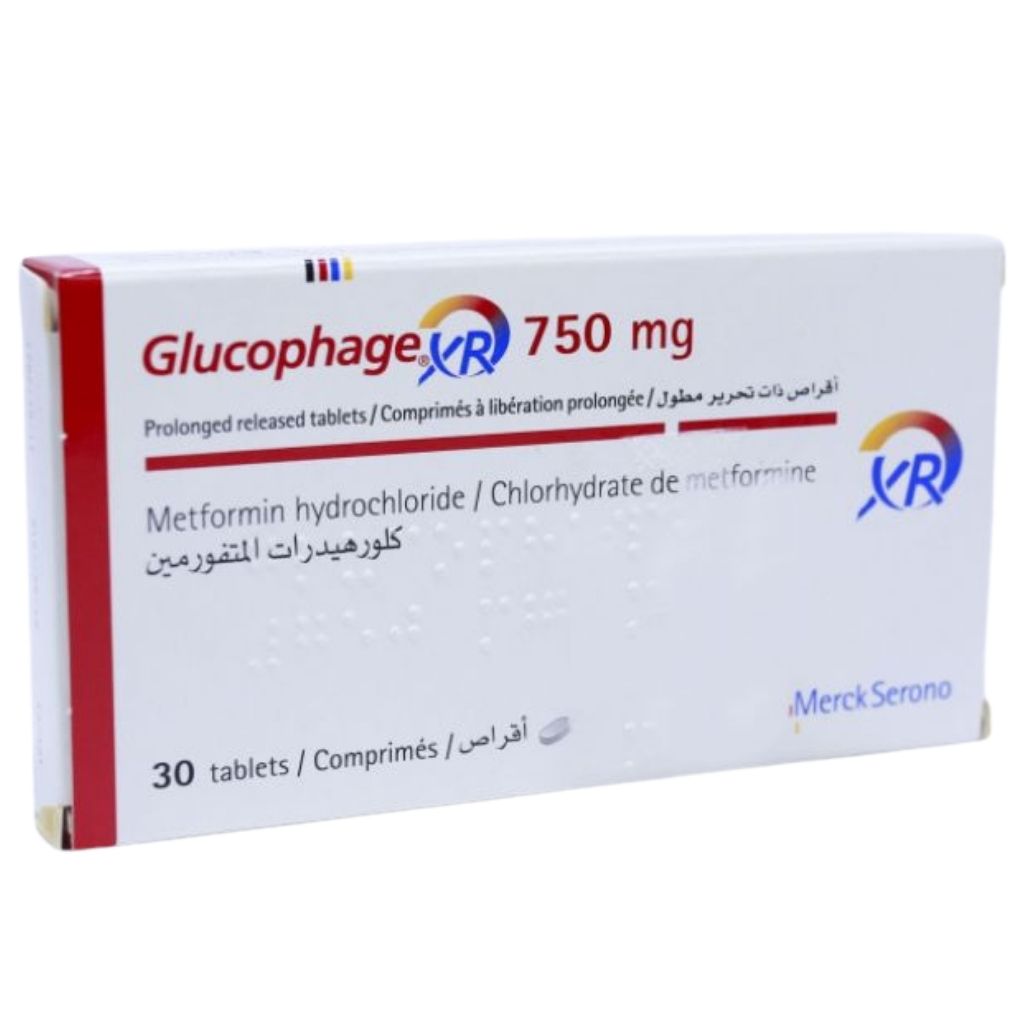 Glucophage XR 750mg 30 Tablets