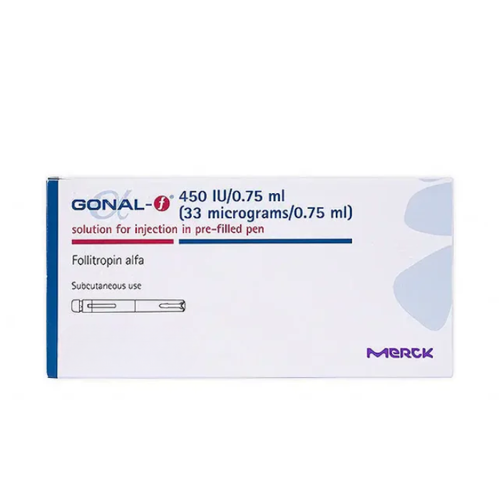 GONAL - F 450 IU SOL FOR INJ 1PF PEN (0.75ML) + 7 NEDL