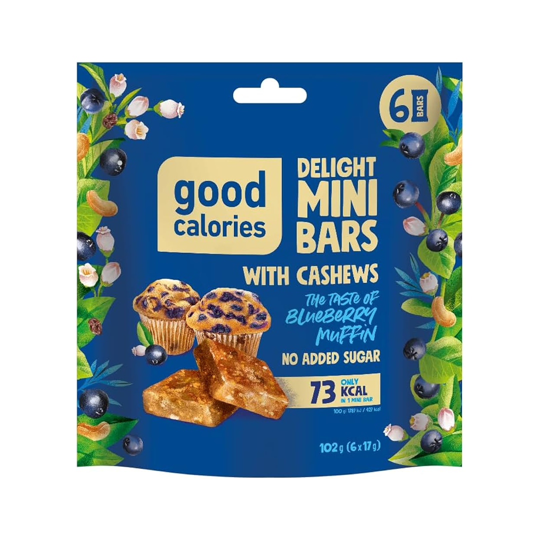 جود كالوريز بار التمر تفاح وقرفة 35غ، مع 94% فواكه ومكسرات، غني بالألياف، بدون سكر، نباتي - عبوة 20 قطعة