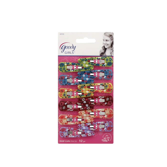 Goody Girls Classics Floral Pattern Contour Clip