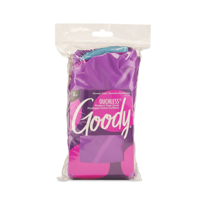 Goody Styling Essentials Multi-Pack Shower Caps 3 Count