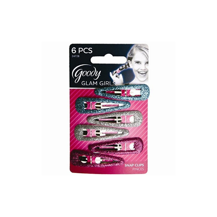 Goody Tween Girls Glitter Contour Clip Barrettes