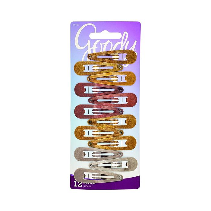 مشابك كونتور معدنية كلاسيكية للنساء من قودي 12 عدد