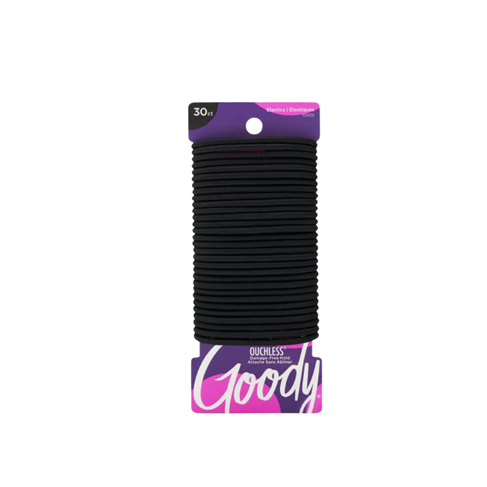 Goody Women Ouchless BraidedElastic Black 30Ct