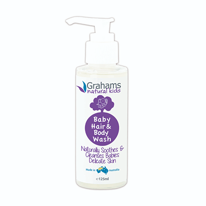 Grahams Natural Baby Hair & Body Wash 125 ml