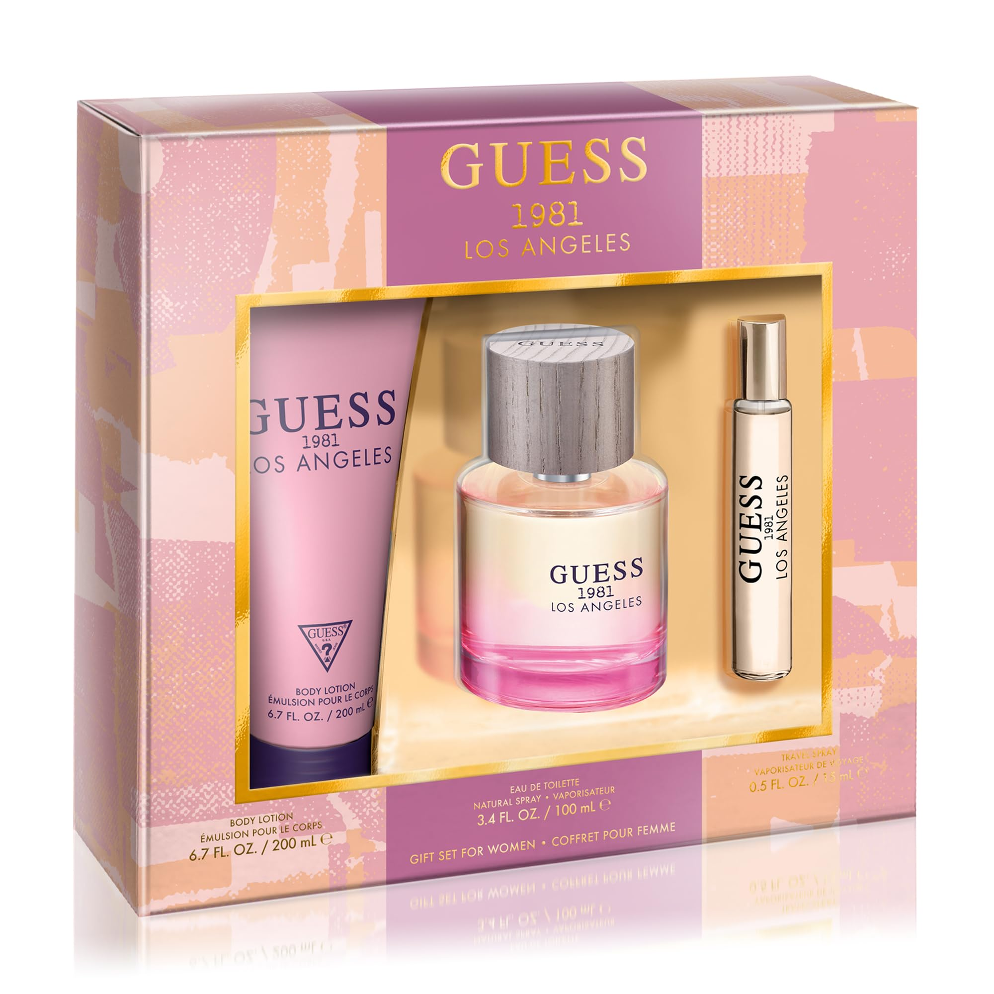 Guess 1981 LA Women EDT 100ml + Deo + Shower Gel Gift Set