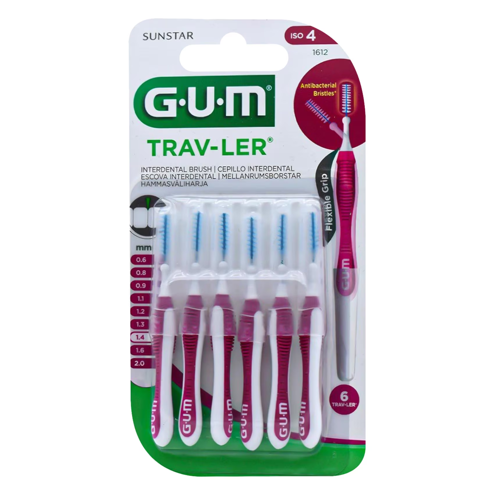 Gum Proxa Traveler Interdent 1.4mm- 1612m6