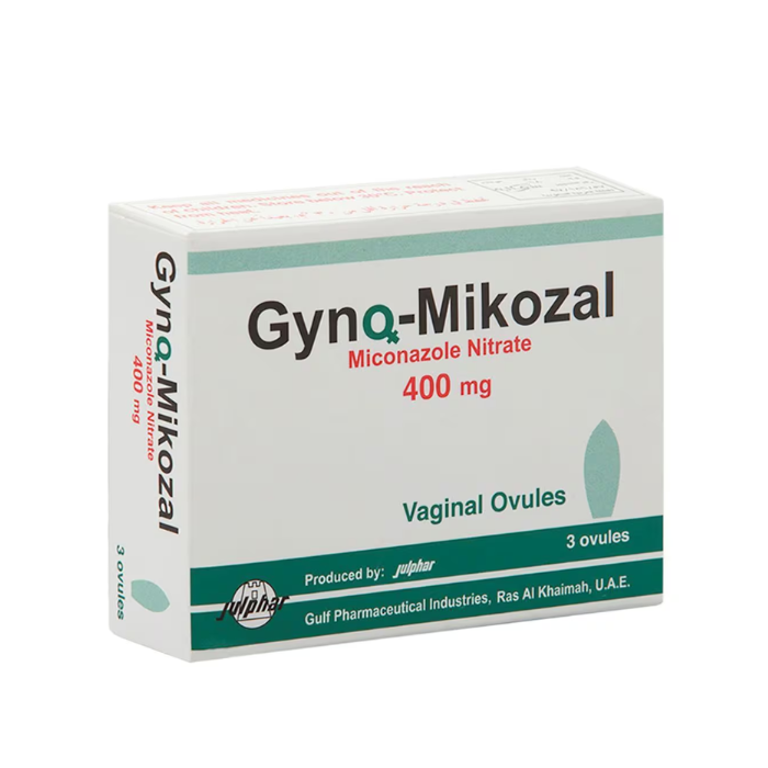GYNO-MIKOZAL 400MG VAGINAL OVULES 3S STRIP