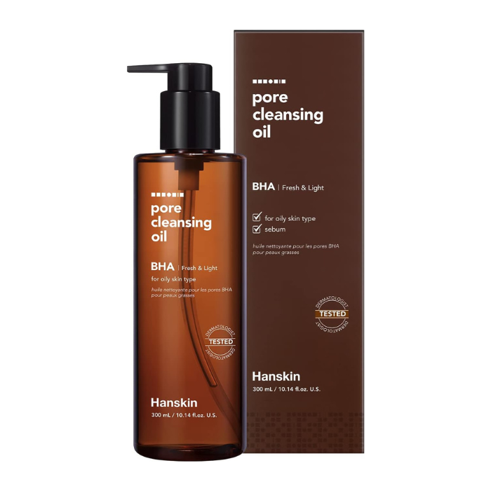 Hanskin Pore Cleansing Oil BHA Fresh & Light 300ml