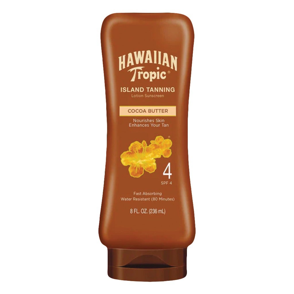 Hawaiian Tropic Island Tanning Cocoa Butter Lotion (SPF4) 236ml